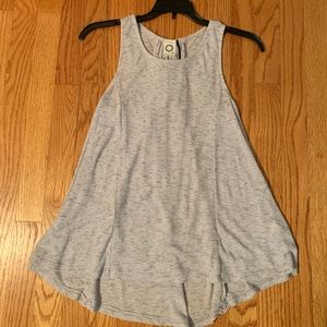 Anthropologie lavender lace up tank